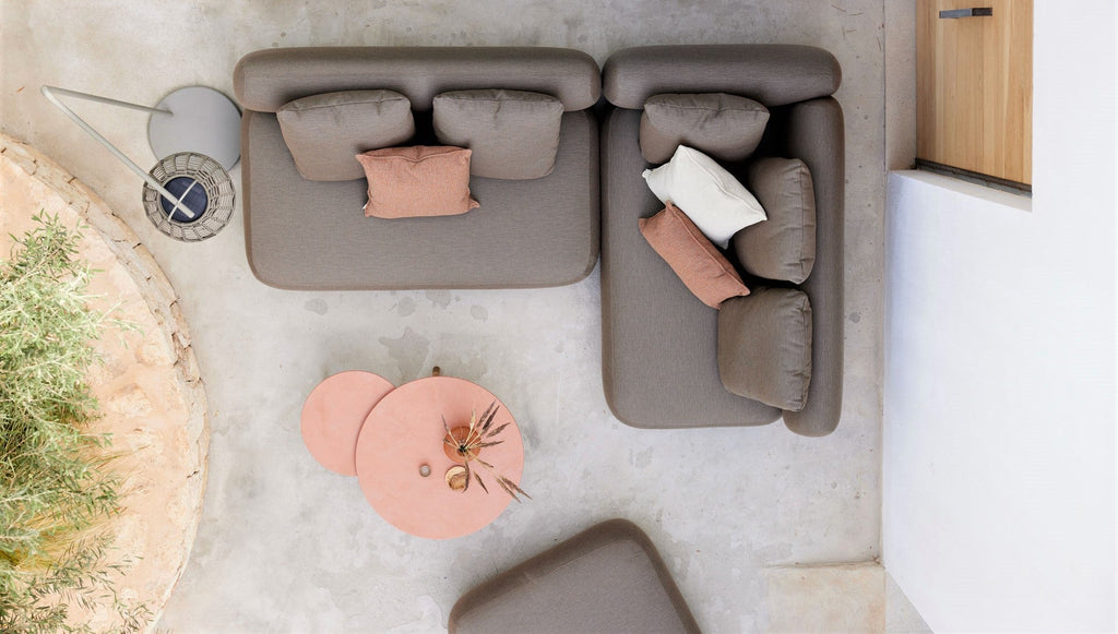 Create a personal lounge area with colourful accessories