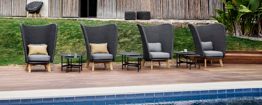 Outdoor highback chairs