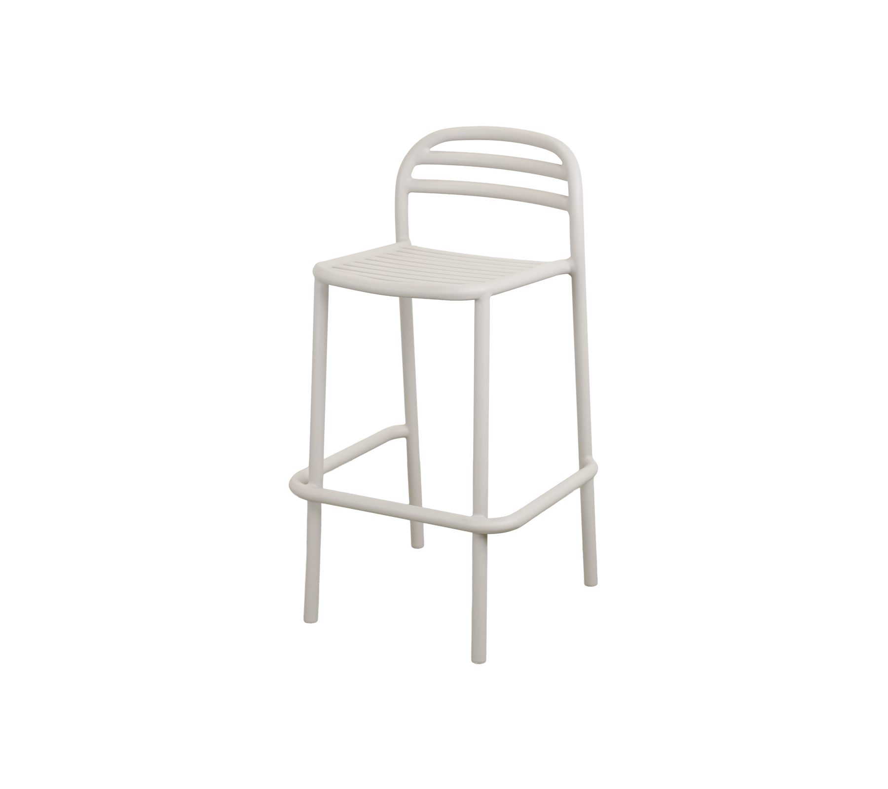 Taburete de bar Sand con un diseño minimalista.
