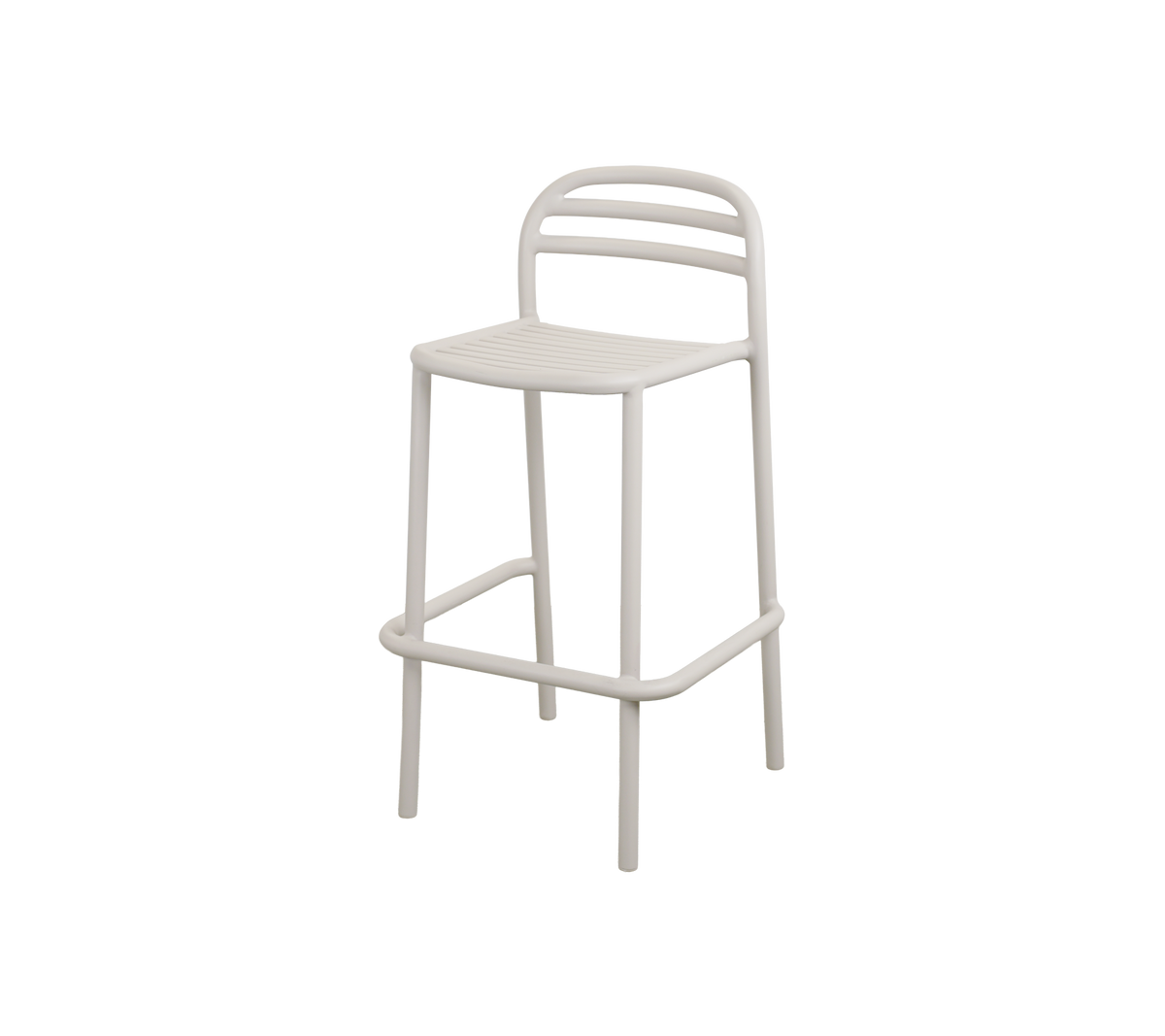 Taburete de bar Sand con un diseño minimalista.