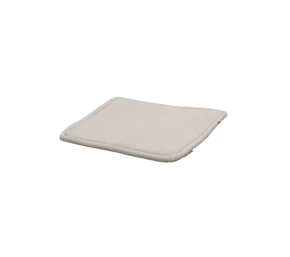 Cojín de arena con un diseño suave y curvado, sin patrones visibles.
