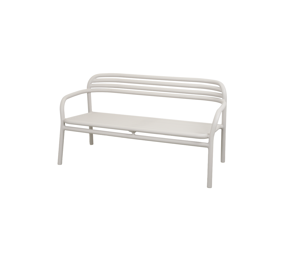 Banco de arena moderno con un diseño minimalista.