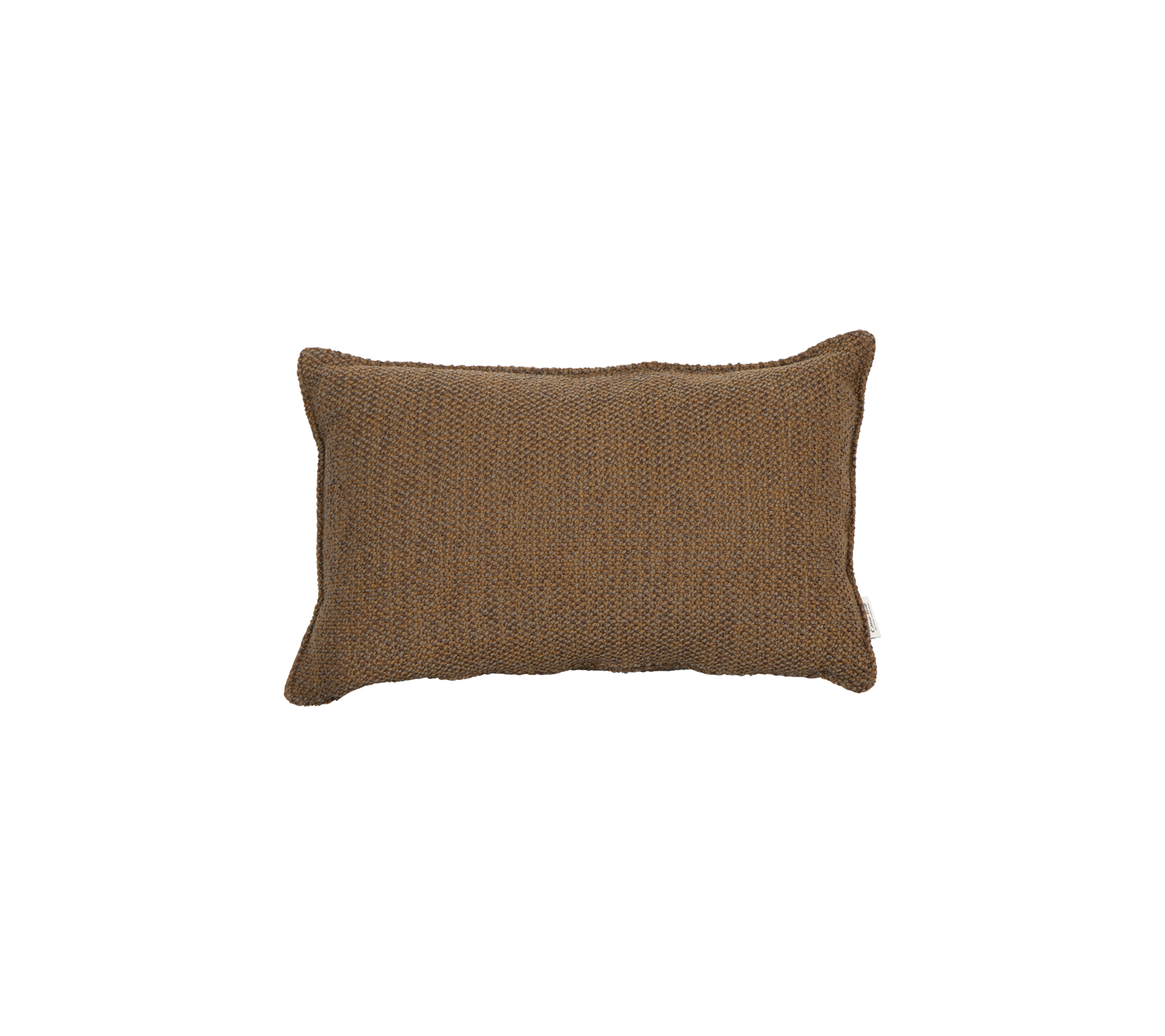 Almohada rectangular texturizada en un cálido color marrón, diseñada para comodidad y estilo. Ideal para la decoración del hogar o como un acogedor acento.