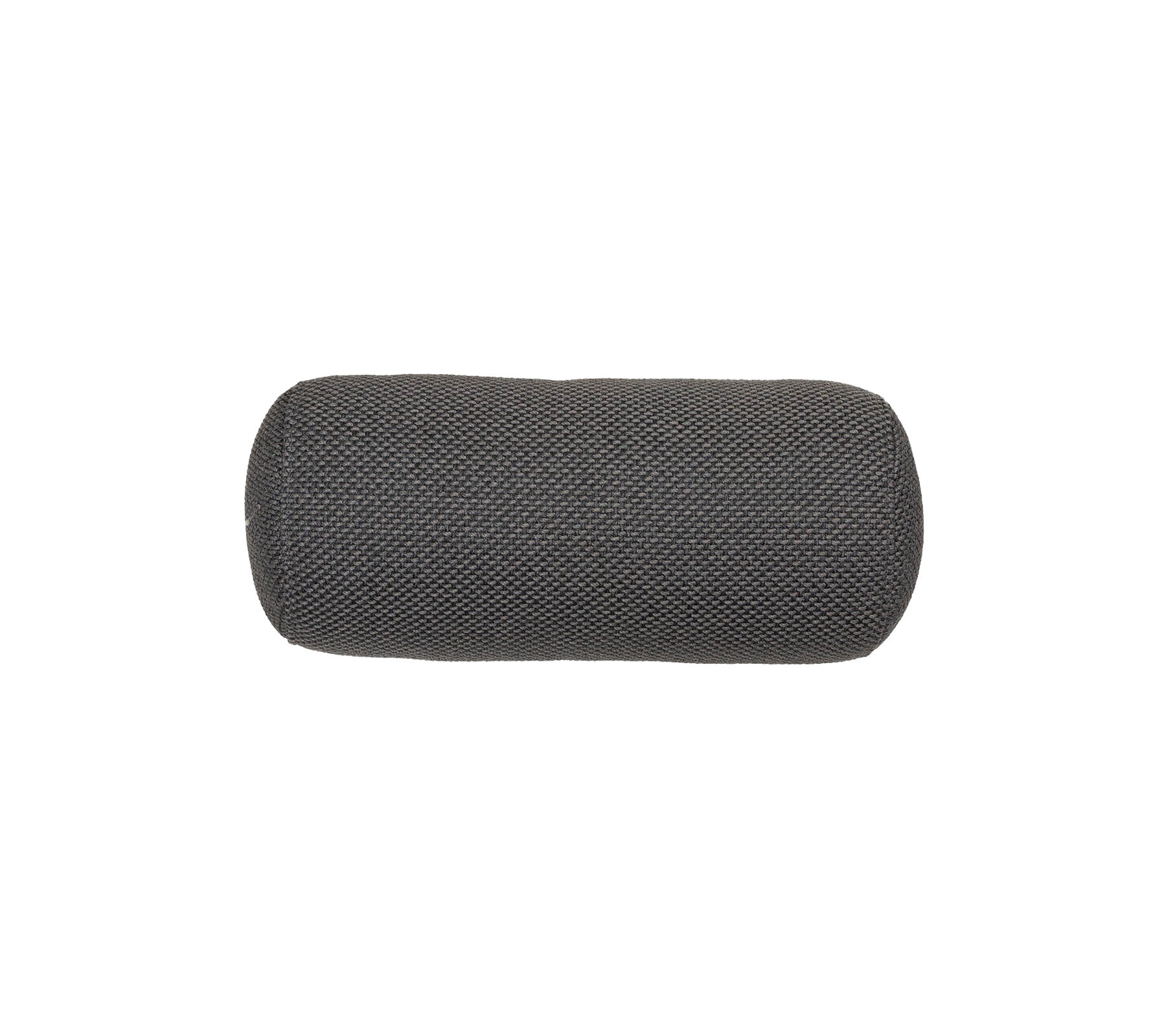 Cojín gris alargado con una superficie texturizada, diseñado para comodidad y apoyo. Ideal para varias disposiciones de asientos.