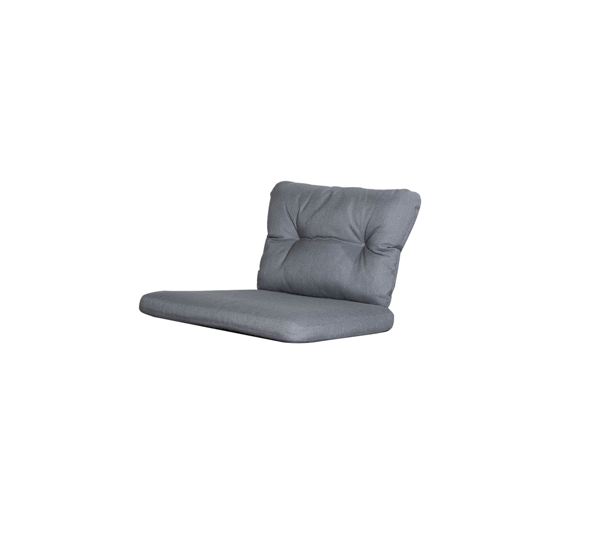 Una silla plegable gris elegante con respaldo y asiento acolchados, diseñada para la comodidad y el estilo. Perfecta para asientos informales.