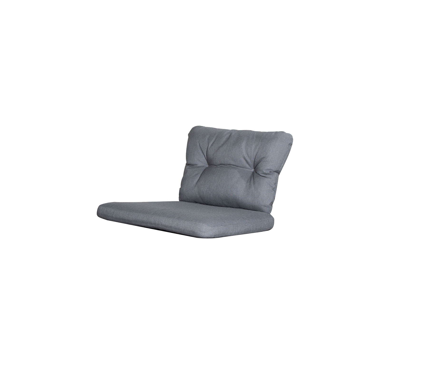 Una silla plegable gris elegante con respaldo y asiento acolchados, diseñada para la comodidad y el estilo. Perfecta para asientos informales.