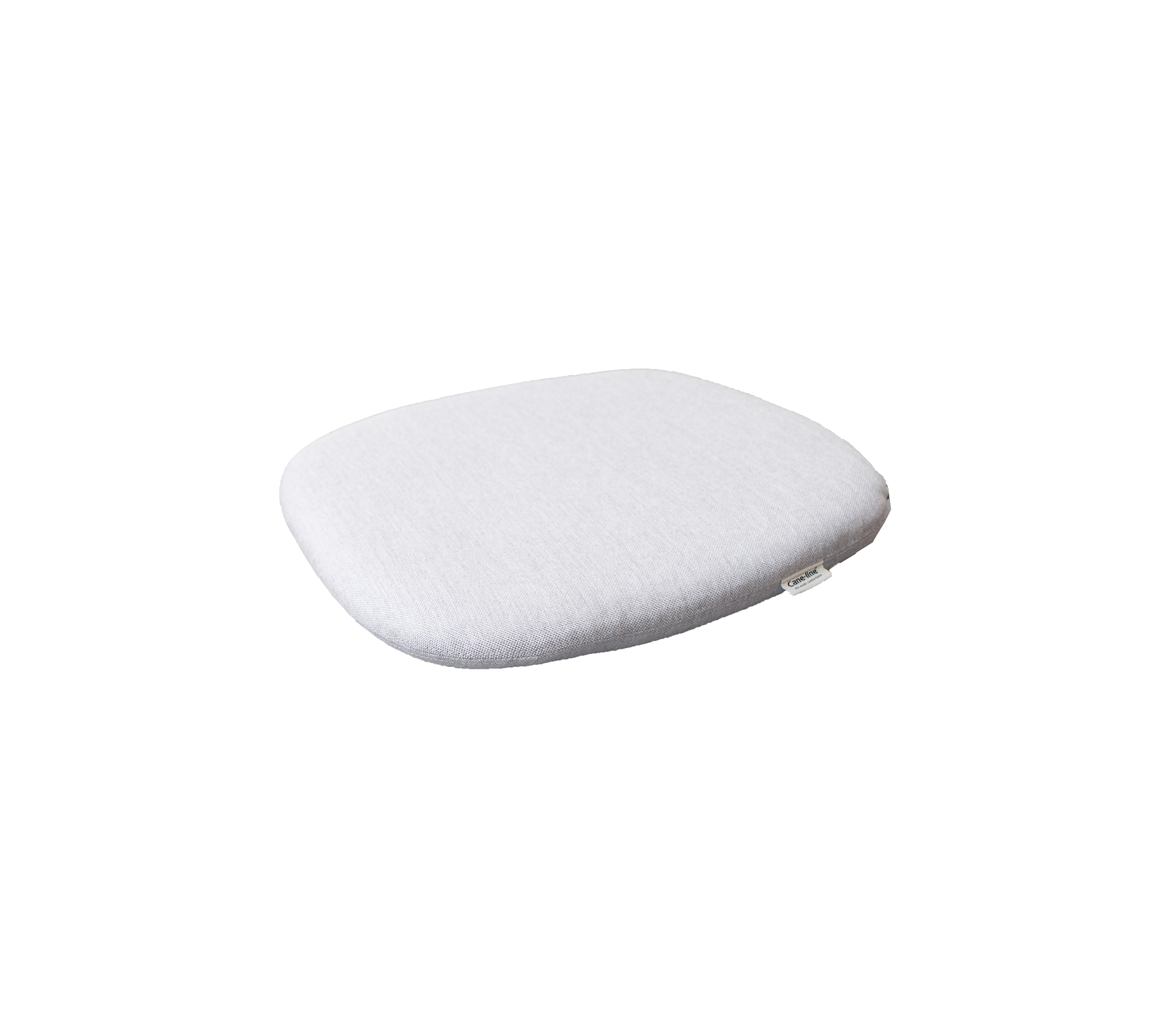 Cojín blanco, de forma suavemente contorneada, diseñado para comodidad y soporte. Ideal para varios arreglos de asiento.