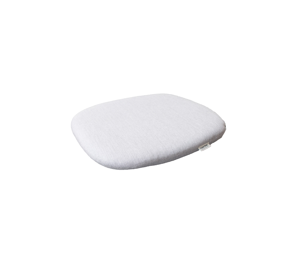 Cojín blanco, de forma suavemente contorneada, diseñado para comodidad y soporte. Ideal para varios arreglos de asiento.