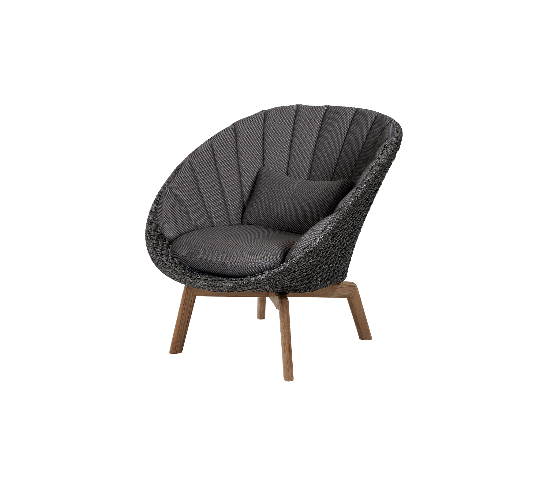 Silla circular elegante con acolchado suave y patas de madera elegantes, con una tapicería texturizada para mayor comodidad y elegancia.