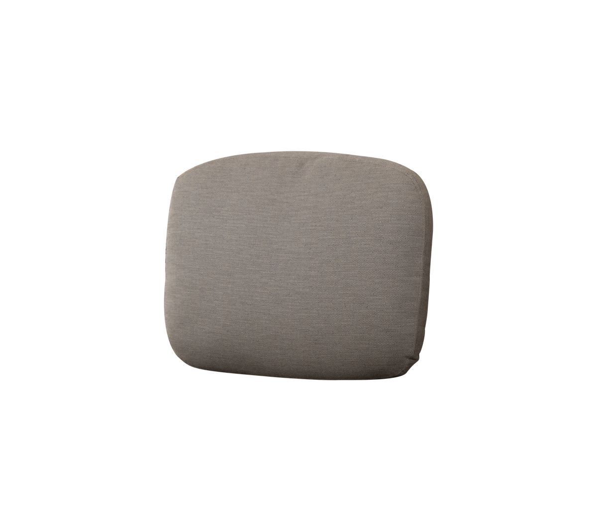 Cojín rectangular de una tela suave y neutra, diseñado para comodidad y apoyo. Ideal para mejorar los arreglos de asientos.
