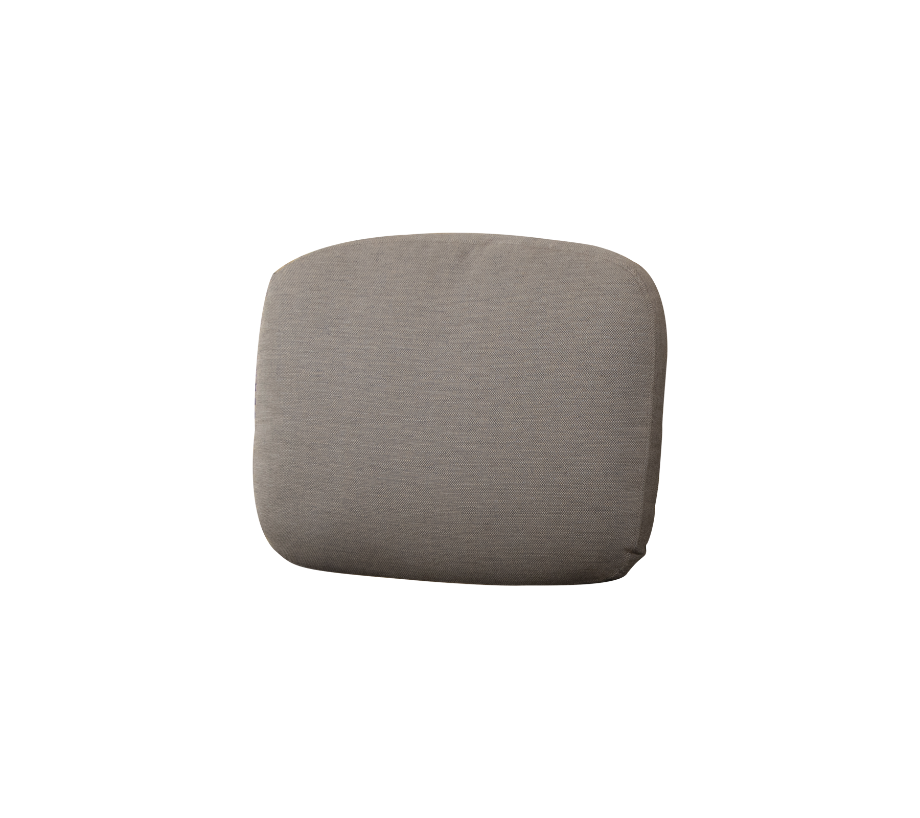 Cojín rectangular de una tela suave y neutra, diseñado para comodidad y apoyo. Ideal para mejorar los arreglos de asientos.