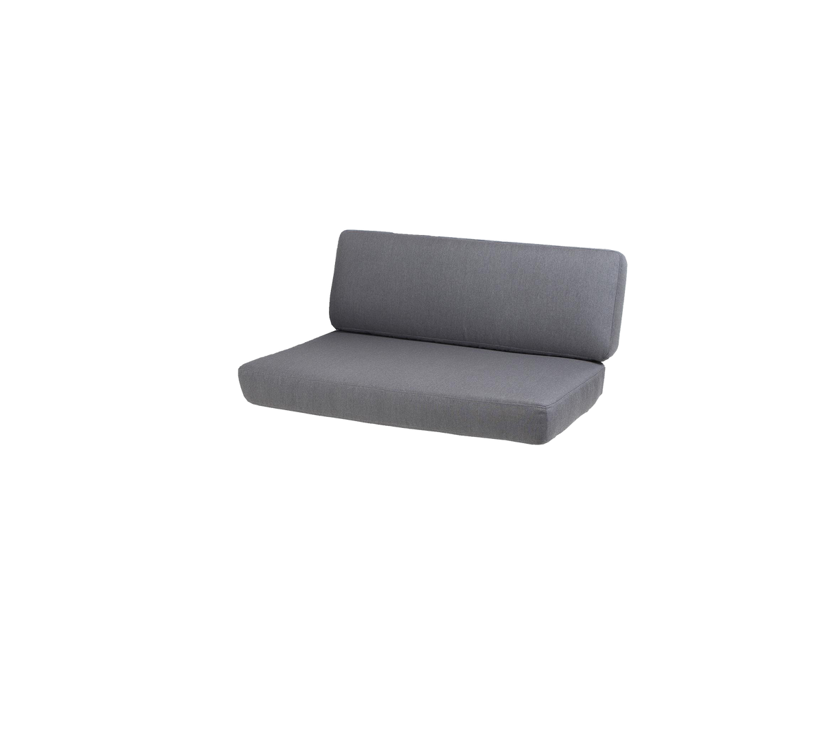 Sofá gris elegante con un diseño esbelto, que cuenta con un respaldo cómodo y una estética minimalista. Perfecto para espacios modernos.