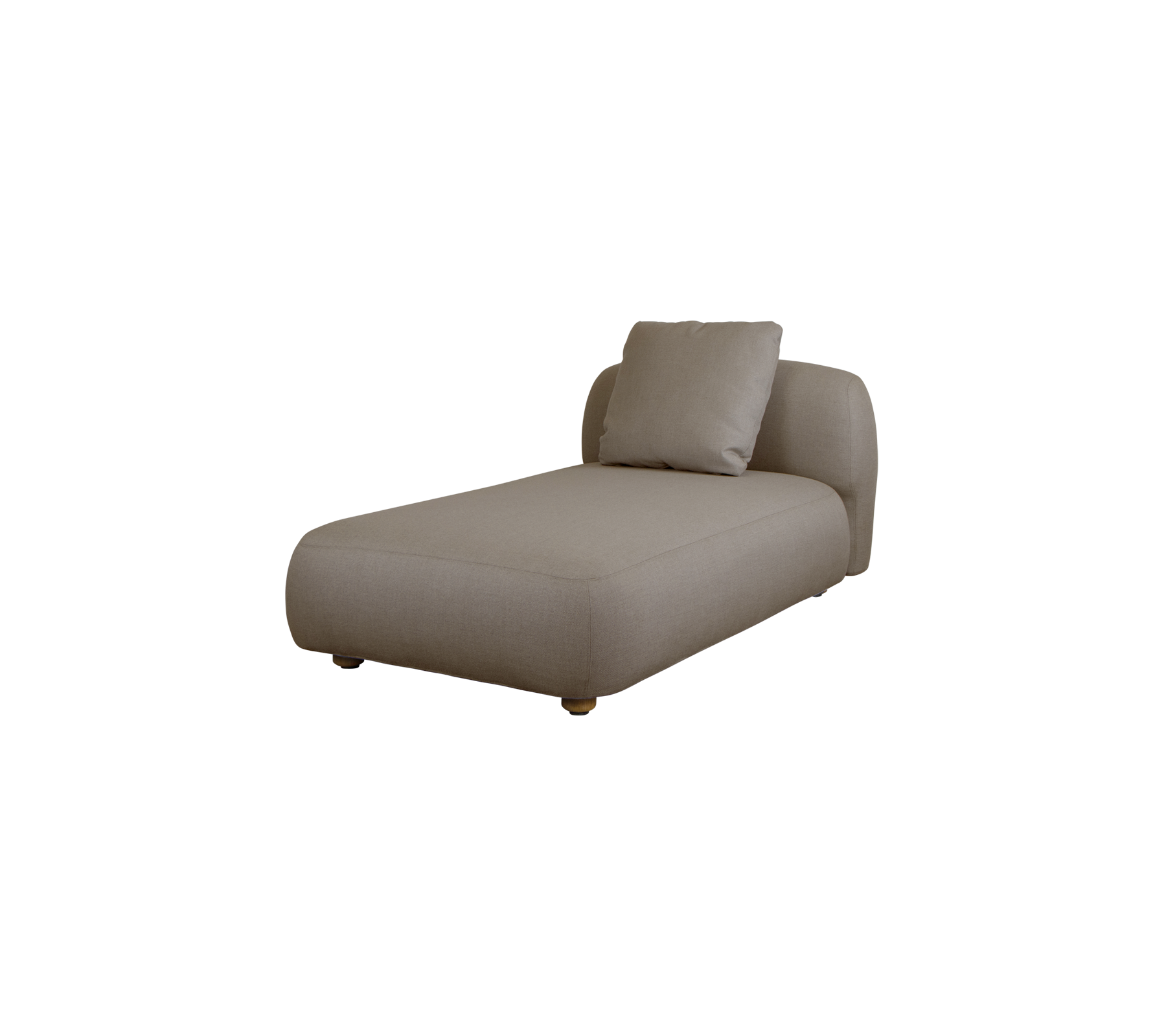 Capture sofá chaise lounge módulo