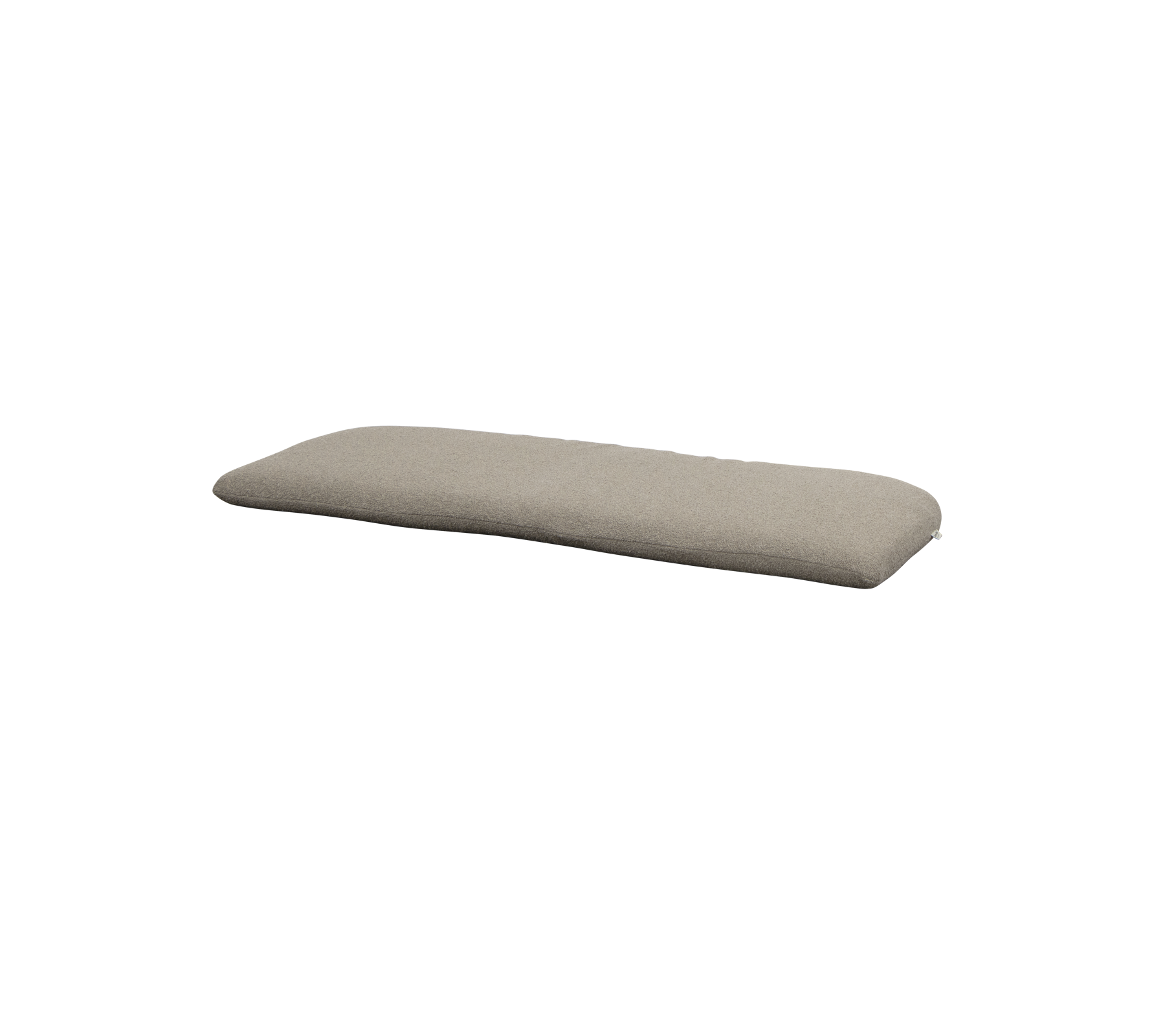Cojín rectangular en un color beige neutro, diseñado para mayor comodidad y soporte.