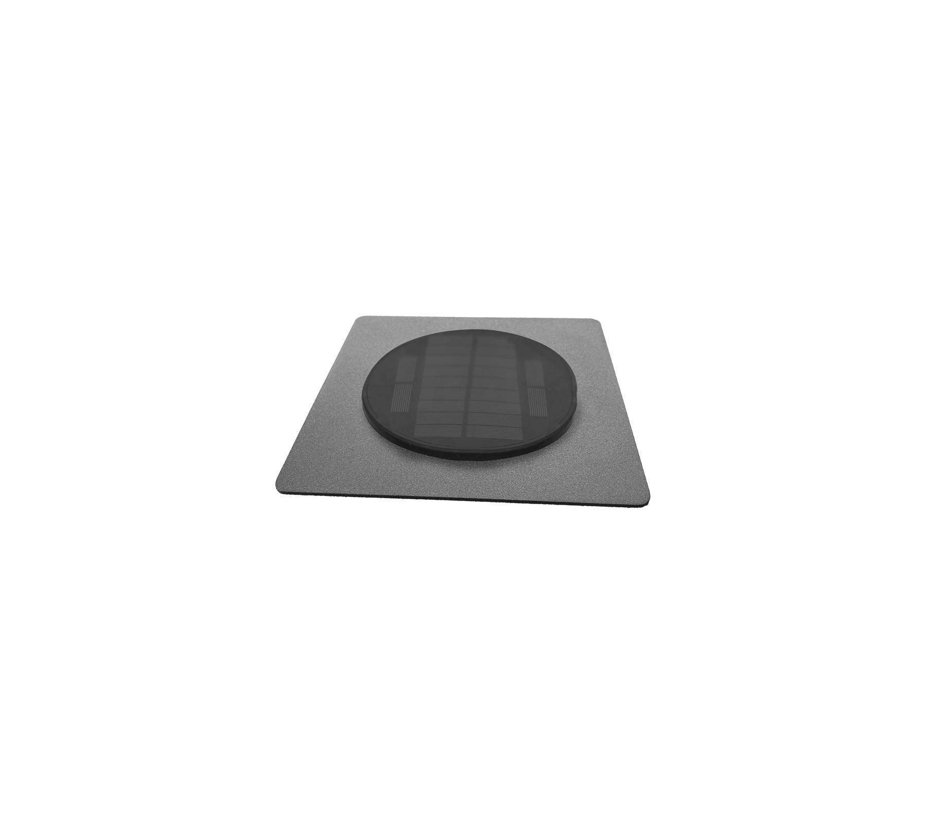 Base plana y cuadrada con una superficie circular texturizada, diseñada para un uso funcional en diversas aplicaciones.