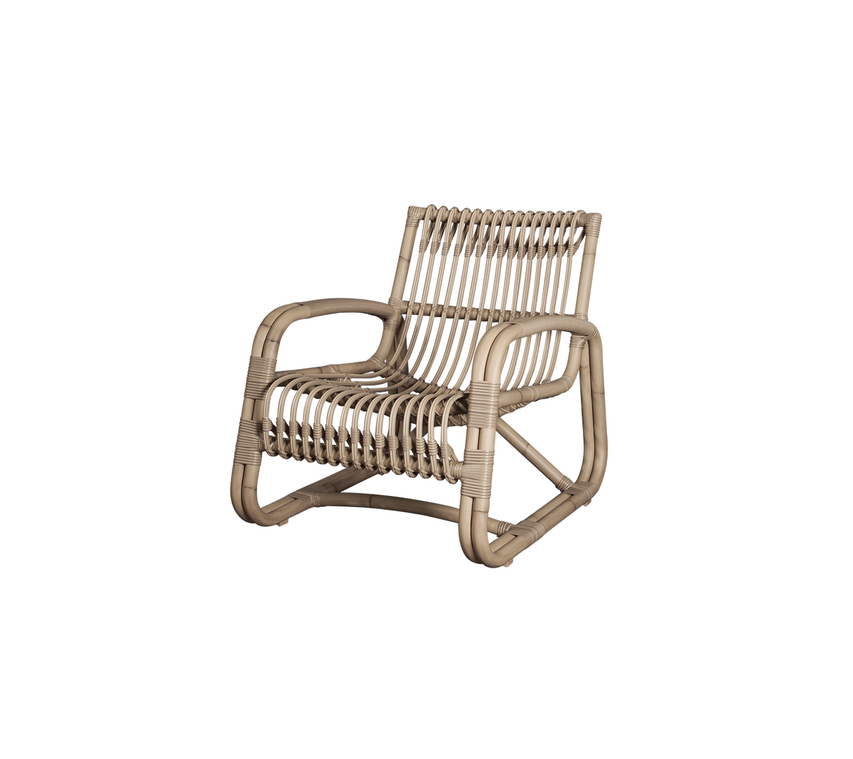 Sillón elegante con un diseño moderno tejido, que combina comodidad con una estética contemporánea.