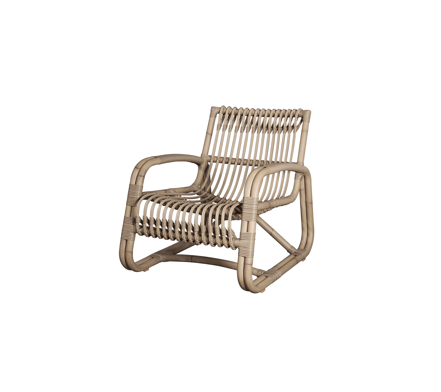 Sillón elegante con un diseño moderno tejido, que combina comodidad con una estética contemporánea.