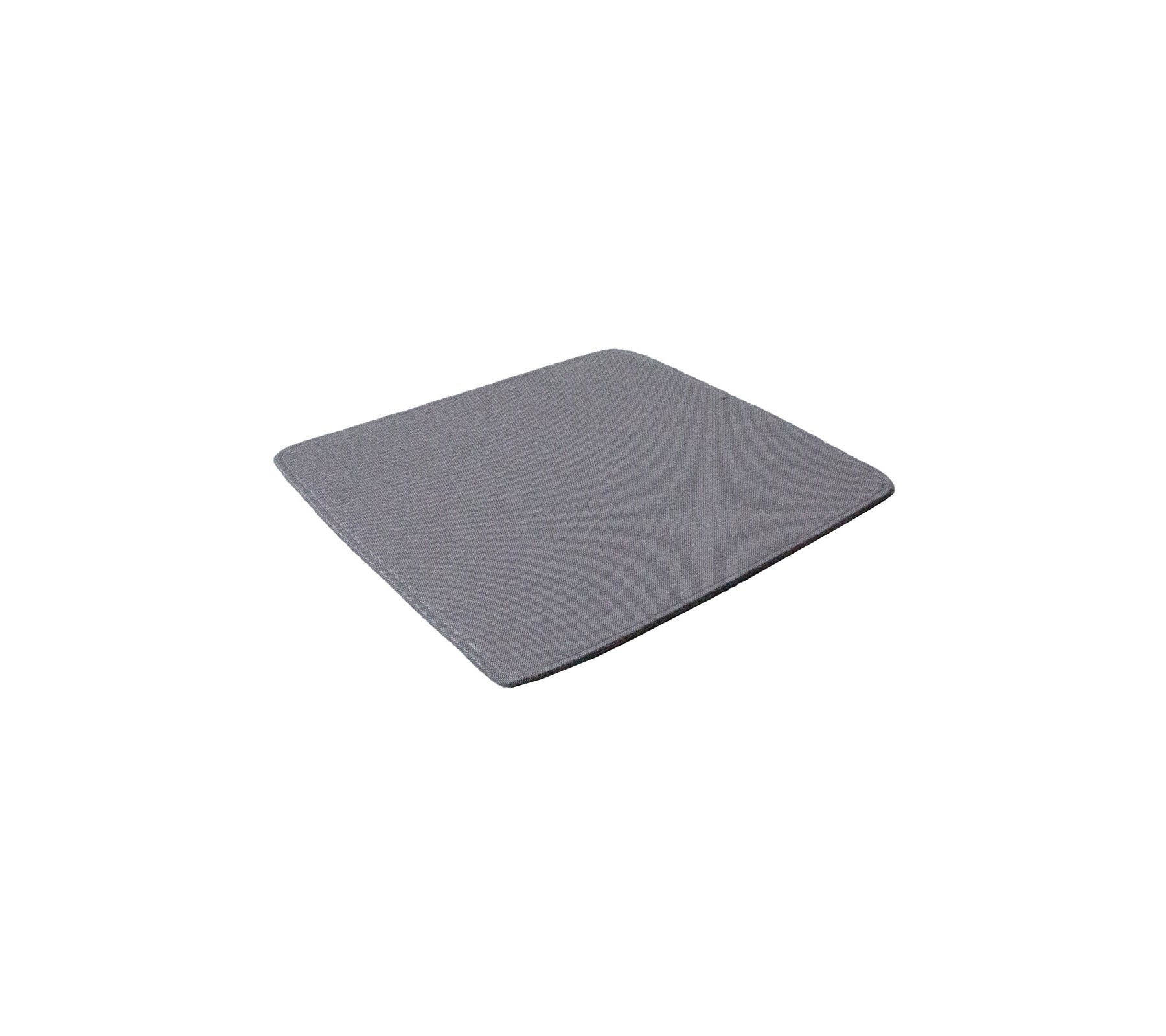 Mat gris, rectangular con bordes redondeados, diseñado para varios usos como acolchamiento o soporte en diferentes entornos.