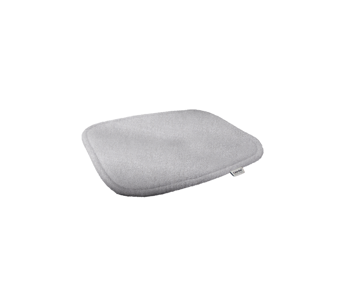 Cojín gris con una textura suave, diseñado para la comodidad y el soporte en varios arreglos de asiento.