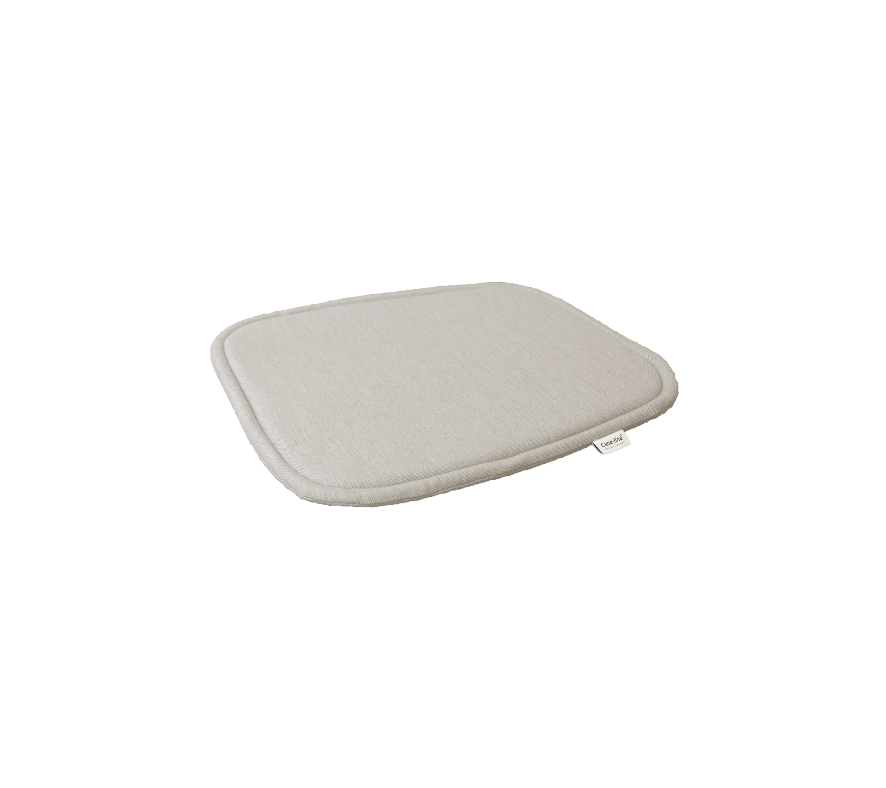 Alfombrilla acolchada gris claro con una superficie suave y bordes redondeados, diseñada para confort y apoyo en diversos entornos.