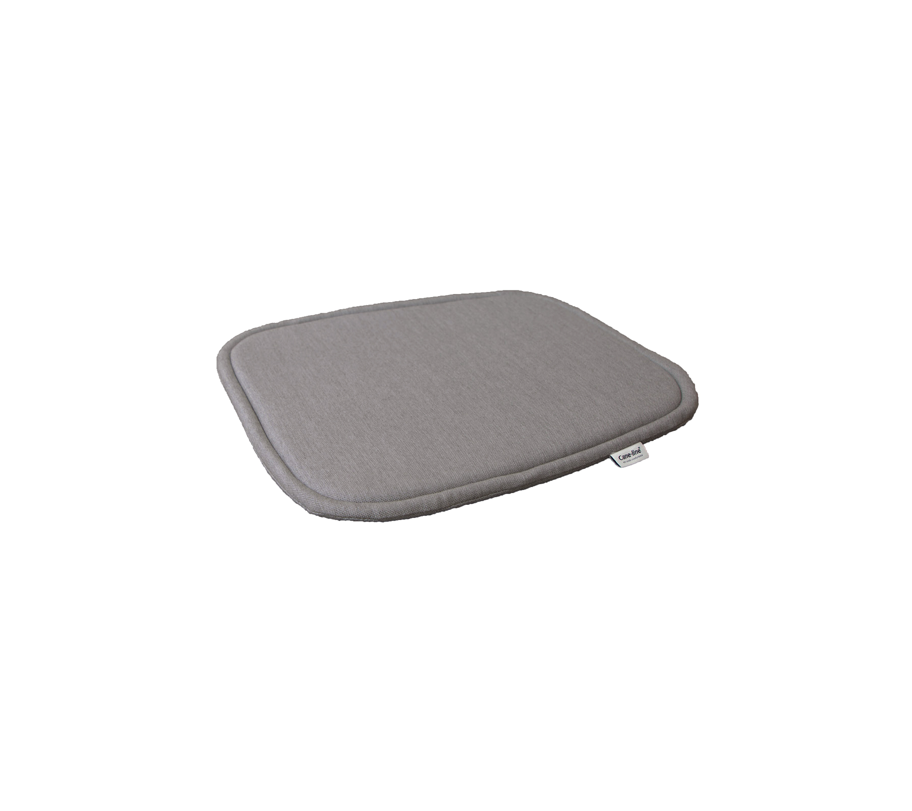 Cojín gris, suave y con bordes redondeados, diseñado para comodidad y soporte en diversos entornos. Ideal para mejorar la experiencia de asiento.