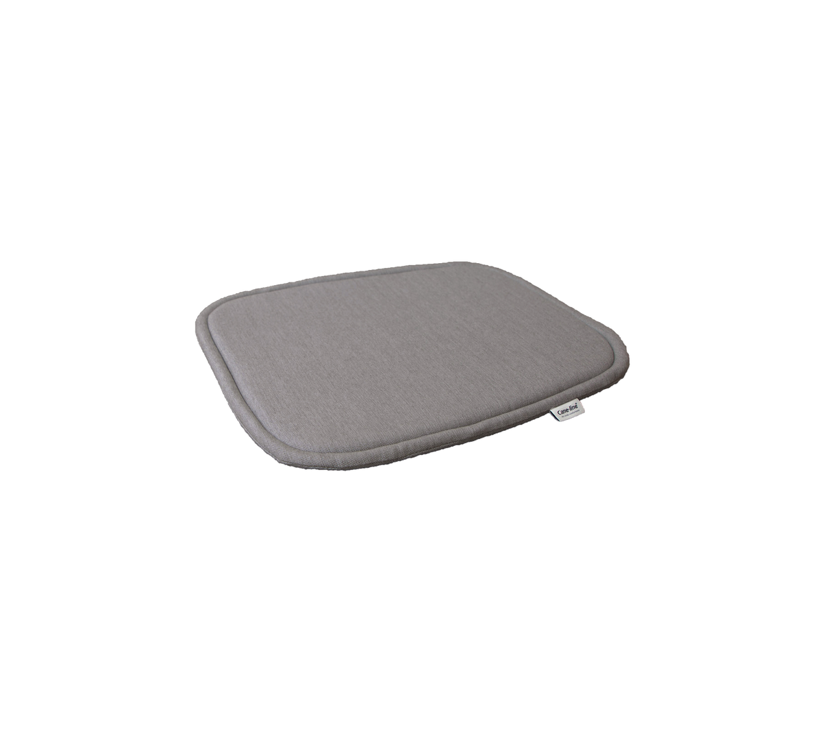 Cojín gris, suave y con bordes redondeados, diseñado para comodidad y soporte en diversos entornos. Ideal para mejorar la experiencia de asiento.