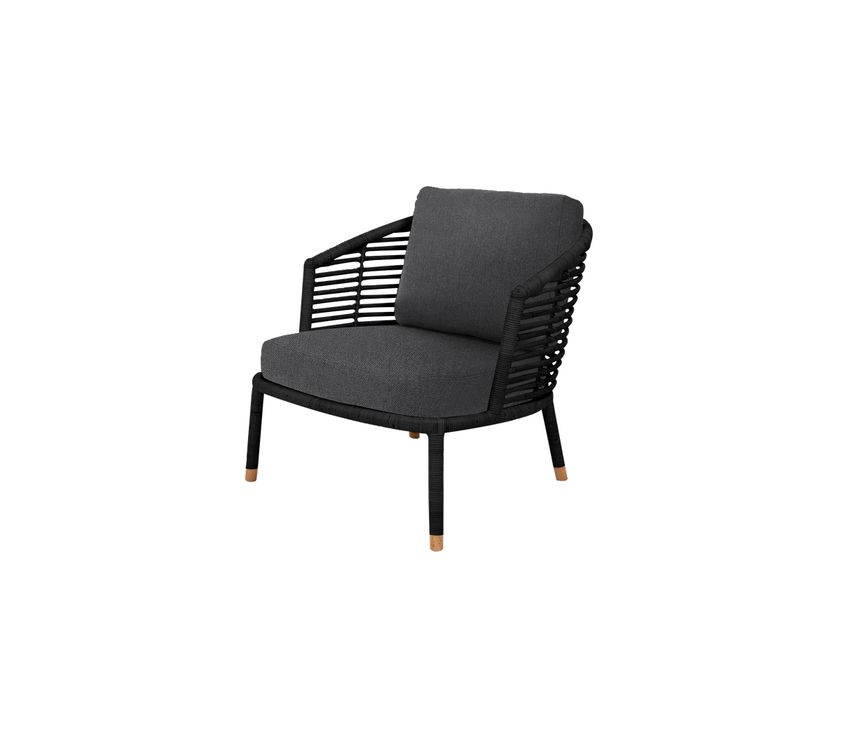Silla elegante con un diseño moderno que presenta un respaldo tejido y un cojín suave, perfecta para la comodidad y la elegancia.