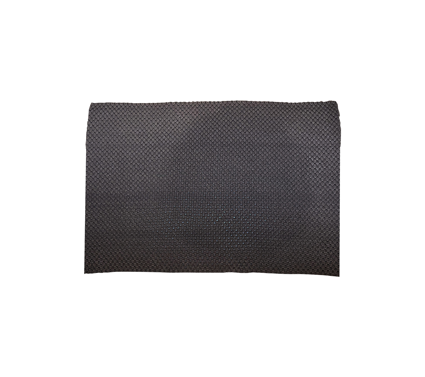 Alfombra cuadrada negra hecha a mano con un acabado simple y elegante – perfecta tanto como revestimiento de suelo como elemento decorativo del hogar.