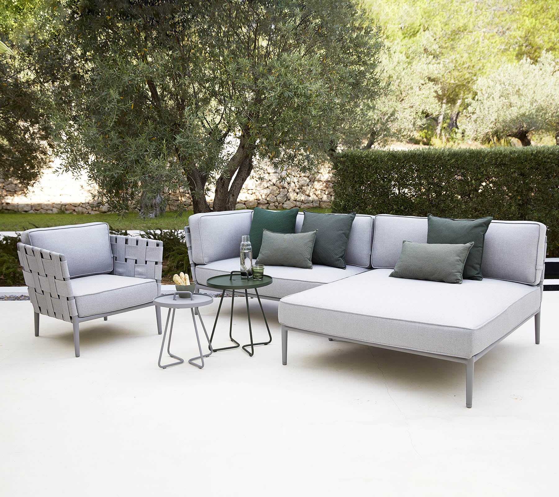 Conic sofá modular de esquina con daybed
