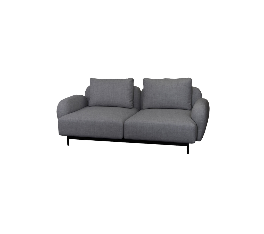 Aura sofá para dos personas con descansabrazo bajo (10)