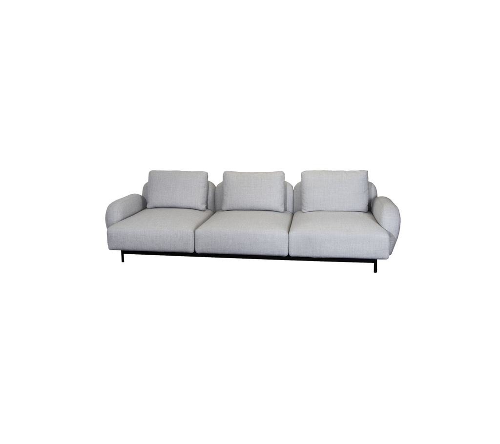 Aura sofá para tres personas con descansabrazo bajo (4)