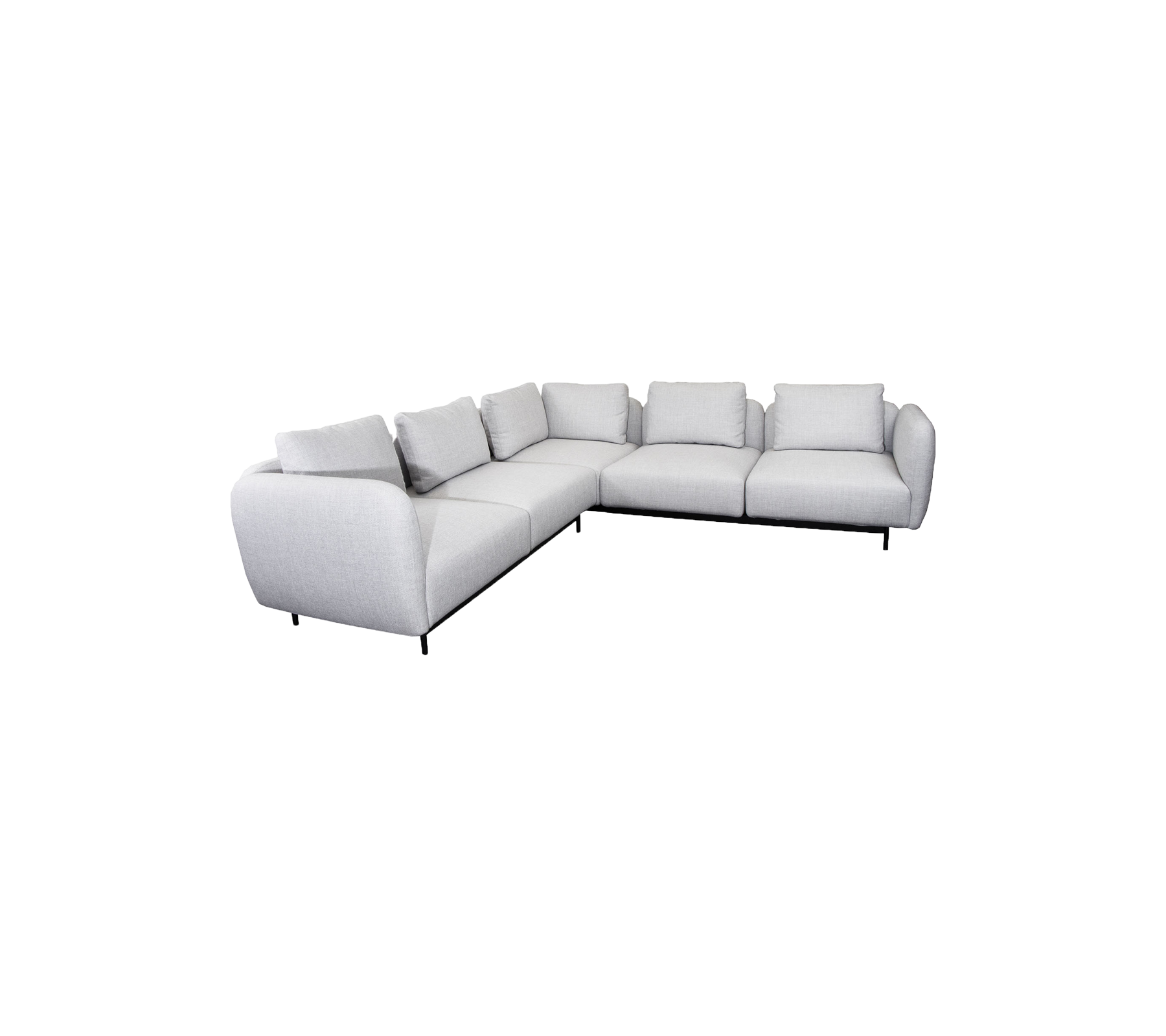 Aura sofá de esquina con descansabrazo alto (7)