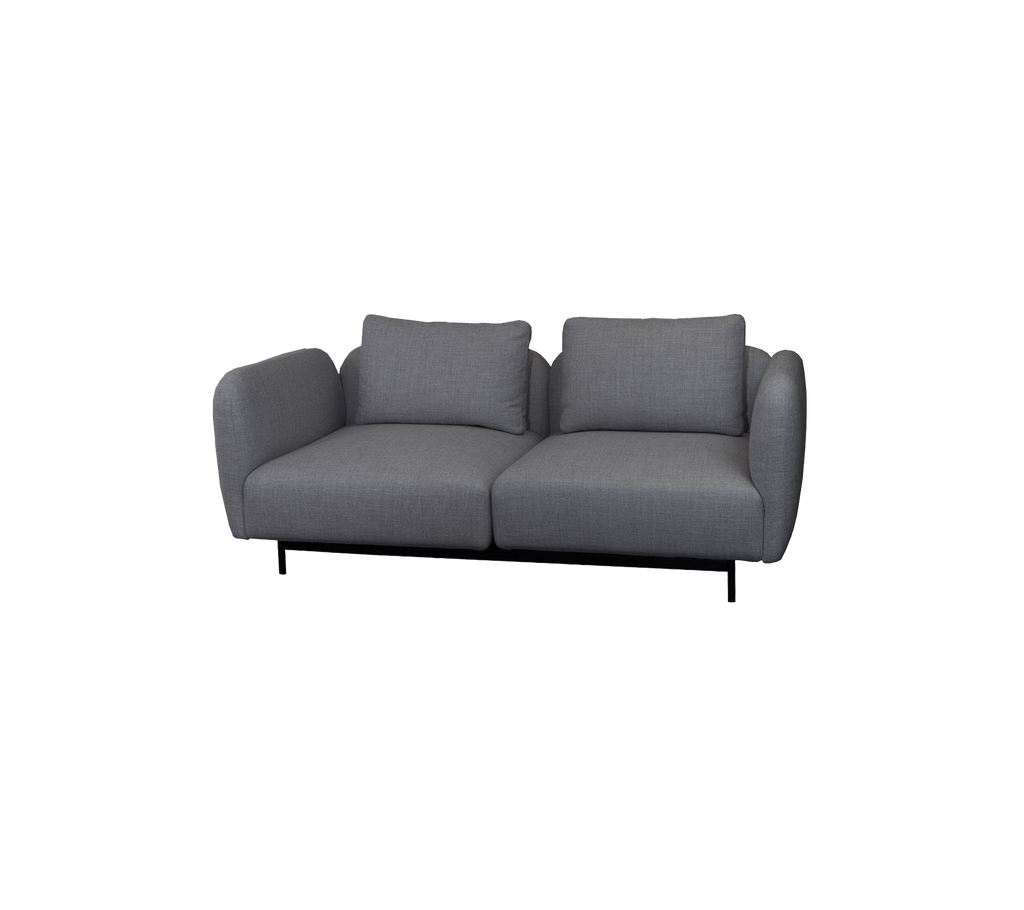 Aura sofá para dos personas con descansabrazo alto (9)