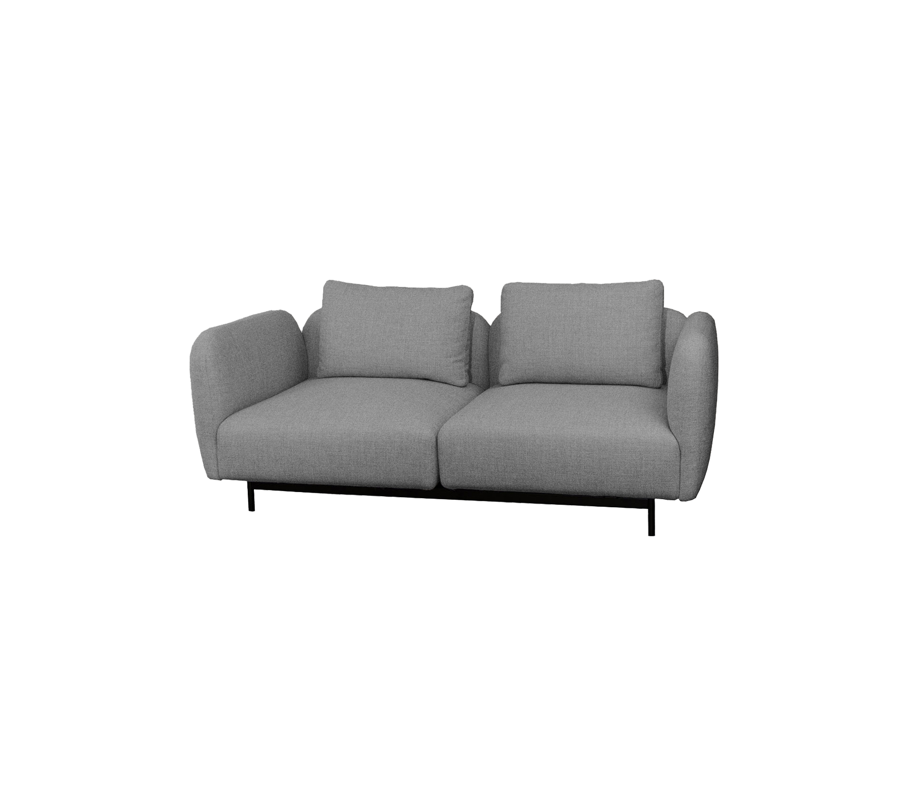 Aura sofá para dos personas con descansabrazo alto (9)