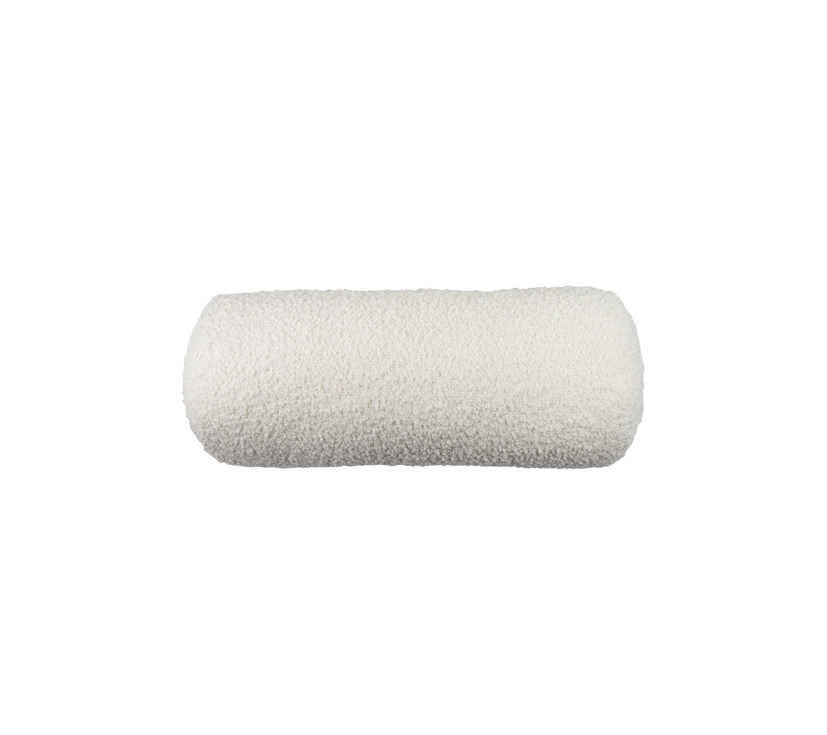 Cubierta de rodillo blanca para pintar, diseñada para proporcionar un acabado suave en varias superficies. Ideal para lograr un aspecto profesional.
