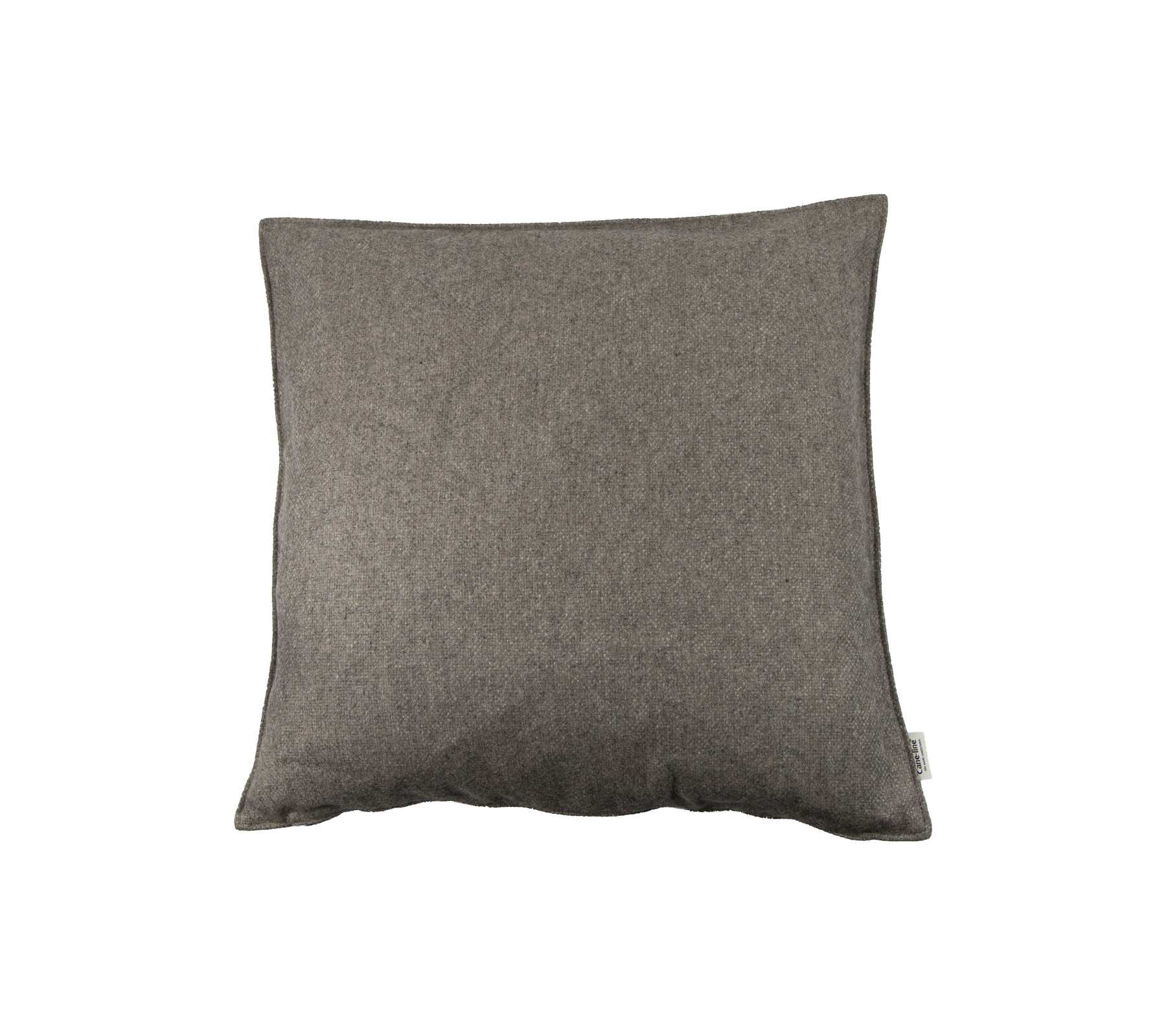 Cojín decorativo gris con una textura suave, ideal para añadir comodidad y estilo a cualquier espacio.