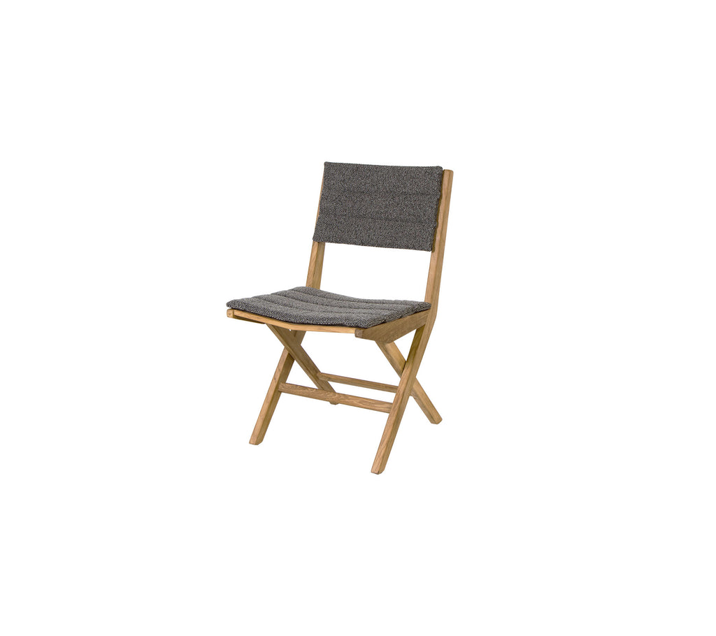 Flip cojín de asiento/respaldo para silla plegable